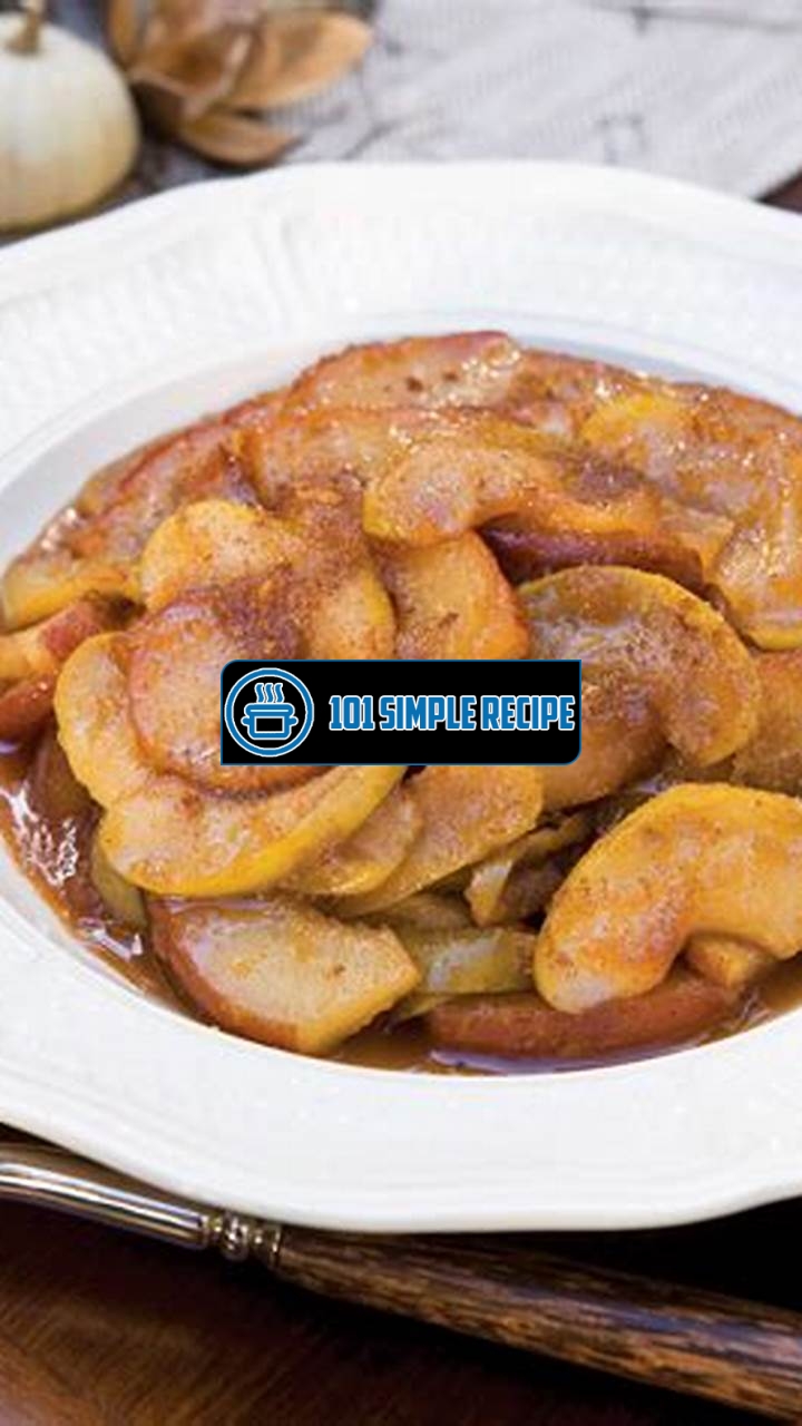 Delicious Sauteed Apples and Pears: A Flavorful Twist to Your Meal | 101 Simple Recipe
