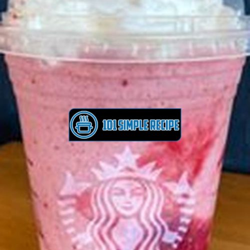 Secret Menu Strawberry Cheesecake Starbucks Drink Recipe | 101 Simple Recipe