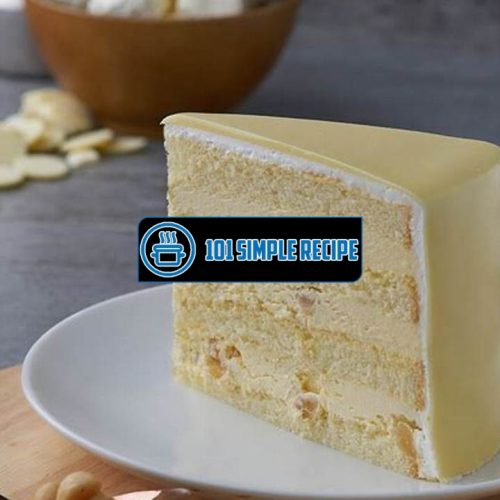 Discover the Secret Recipe for a Delectable White Chocolate Cake | 101 Simple Recipe
