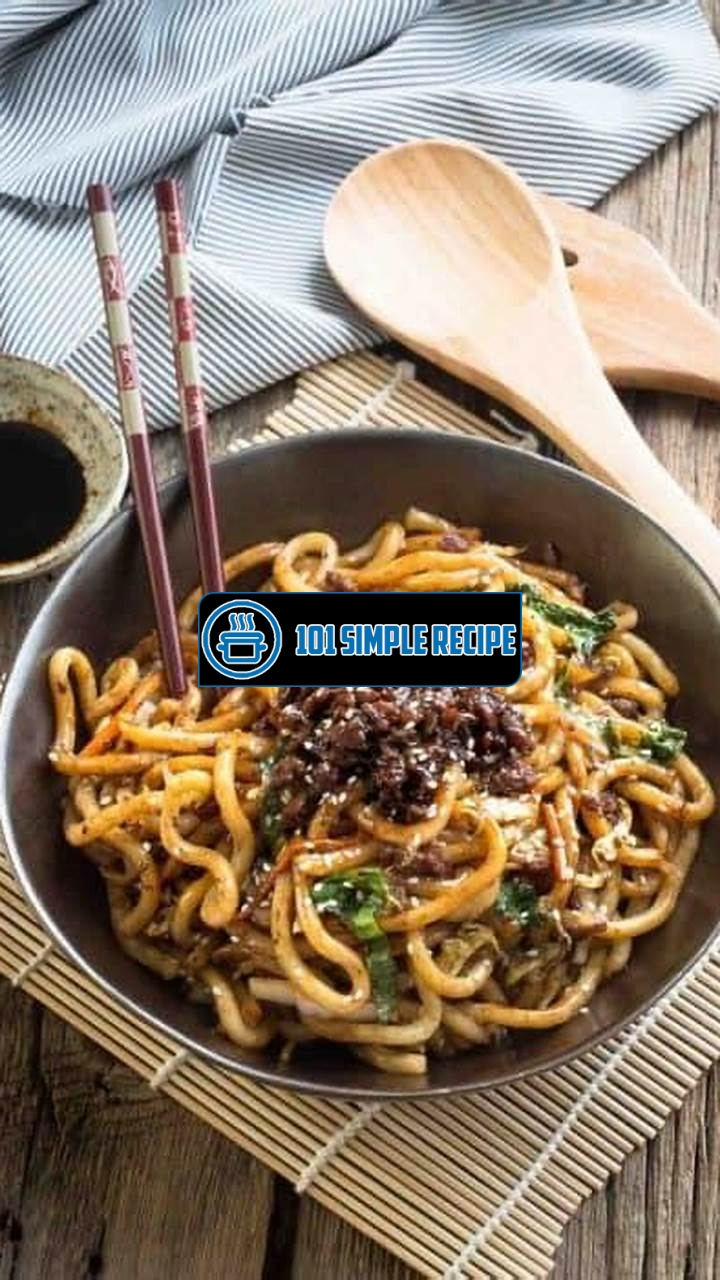 Authentic Flavors of Shanghai Chao Mian | 101 Simple Recipe