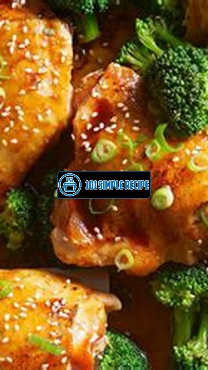 Delicious Sheet Pan Sesame Chicken and Broccoli Recipe | 101 Simple Recipe