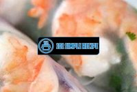 Shrimp Spring Rolls With Peanut Sauce Calories | 101 Simple Recipe