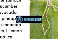 Simple Green Smoothie Recipes For Weight Loss | 101 Simple Recipe