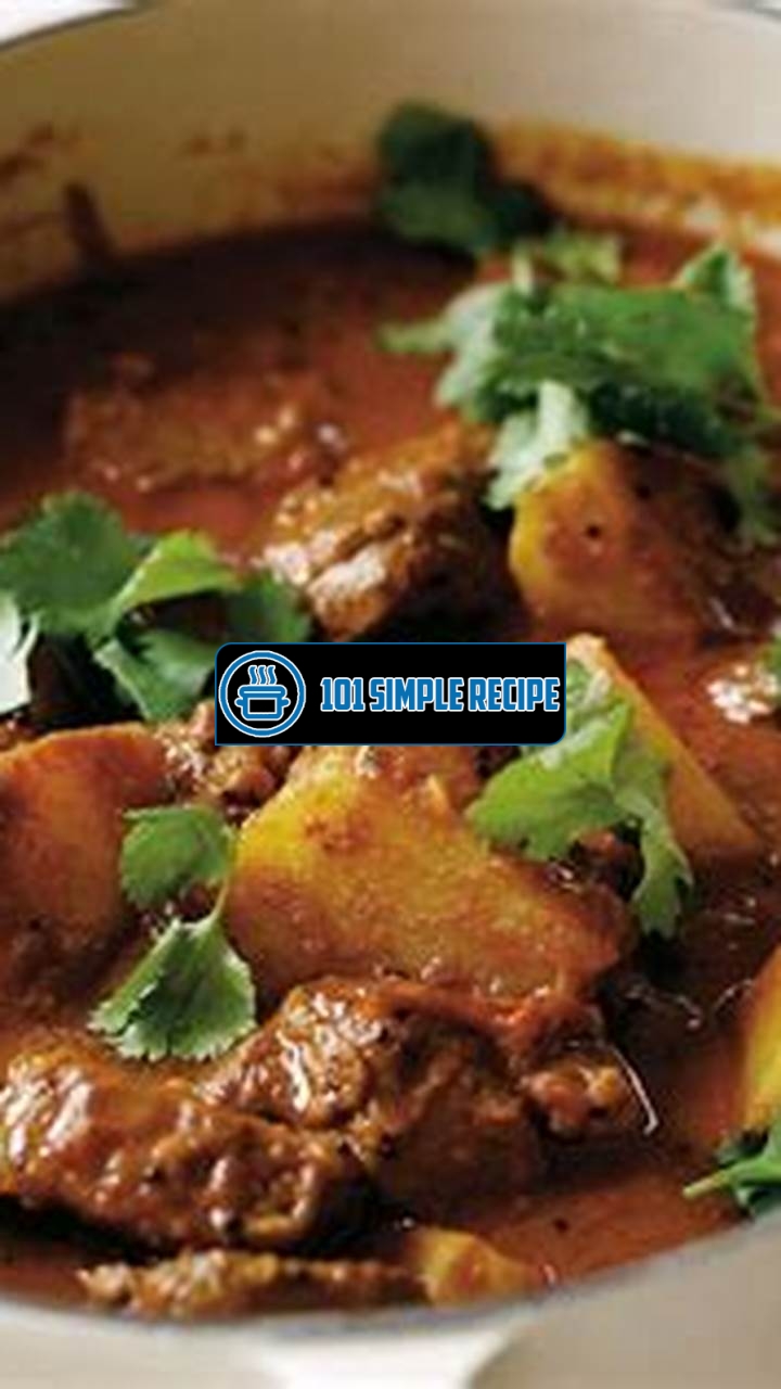 A Quick and Easy Lamb Curry Recipe | 101 Simple Recipe