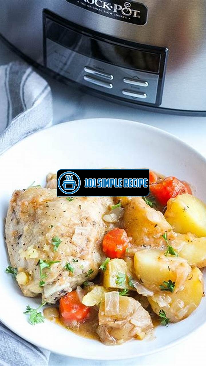 How to Make Slow Cooker Chicken and Potatoes with Gravy | 101 Simple Recipe
