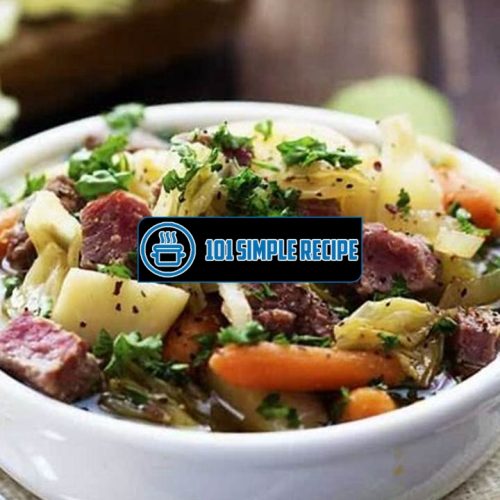 Slow Cooker Corned Beef And Cabbage Stew | 101 Simple Recipe