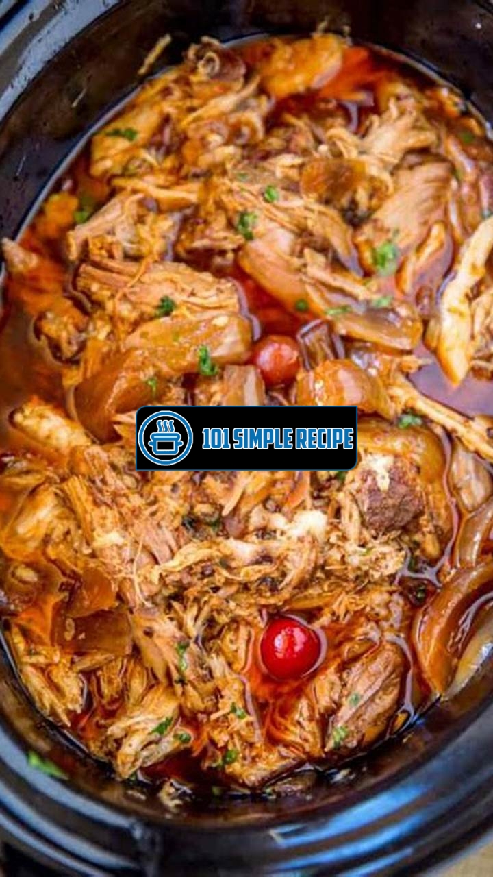 Delicious Slow Cooker Dr Pepper Pulled Pork Recipe | 101 Simple Recipe