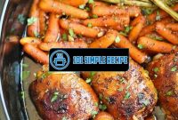 Slow Cooker Honey Garlic Chicken And Veggies | 101 Simple Recipe