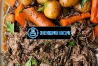 Deliciously Tender Slow Cooker Ranch Pot Roast | 101 Simple Recipe
