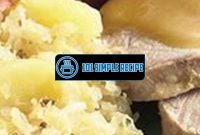 Slow Cooker Recipe For Pork Roast And Sauerkraut | 101 Simple Recipe