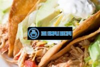 Slow Cooker Shredded Chicken Recipes For Tacos | 101 Simple Recipe