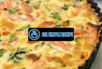 Delicious Smoked Salmon Quiche Recipe from New Zealand | 101 Simple Recipe