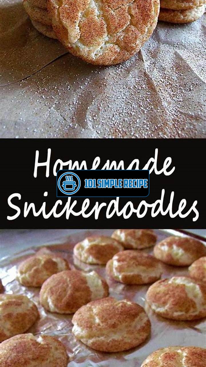Bake Irresistible Snickerdoodles Without Shortening | 101 Simple Recipe