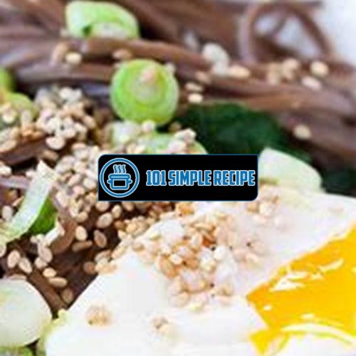 Soba Noodle Bowls With Spinach And Poached Eggs | 101 Simple Recipe
