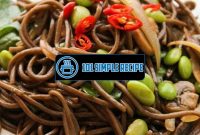 Delicious Soba Noodle Salad Recipe with Edamame | 101 Simple Recipe