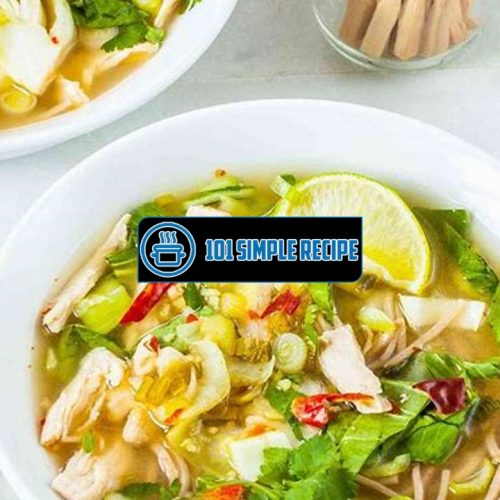Soba Noodle Soup With Chicken And Bok Choy | 101 Simple Recipe