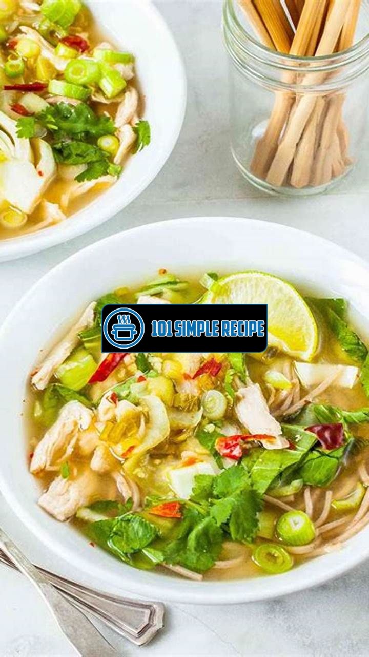 Soba Noodle Soup with Chicken and Bok Choy | 101 Simple Recipe