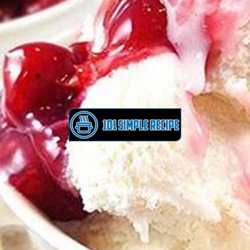 Delicious Recipe for Sour Cherry Ice Cream Topping | 101 Simple Recipe