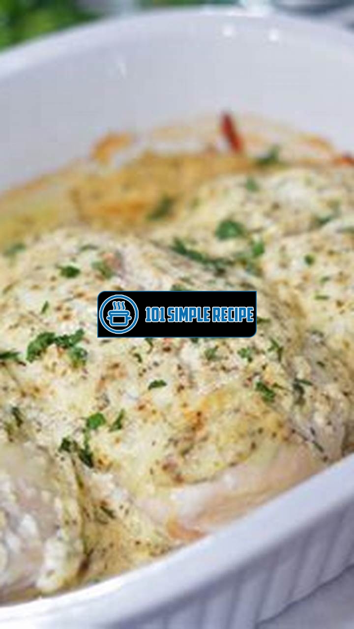 Deliciously Tangy Sour Cream Baked Chicken | 101 Simple Recipe