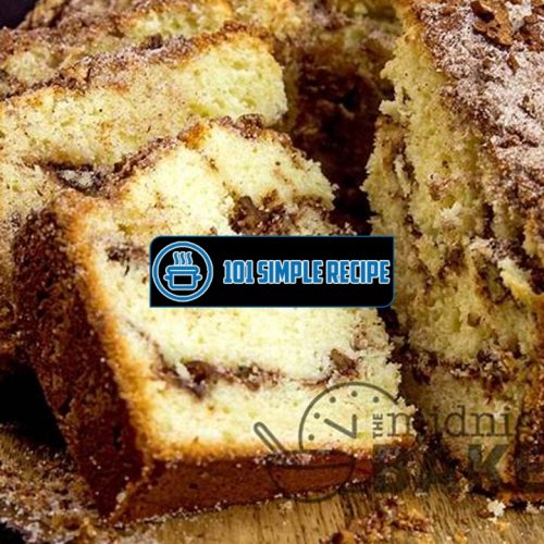 Indulge in the Irresistible Delight of Sour Cream Coffee Cake | 101 Simple Recipe