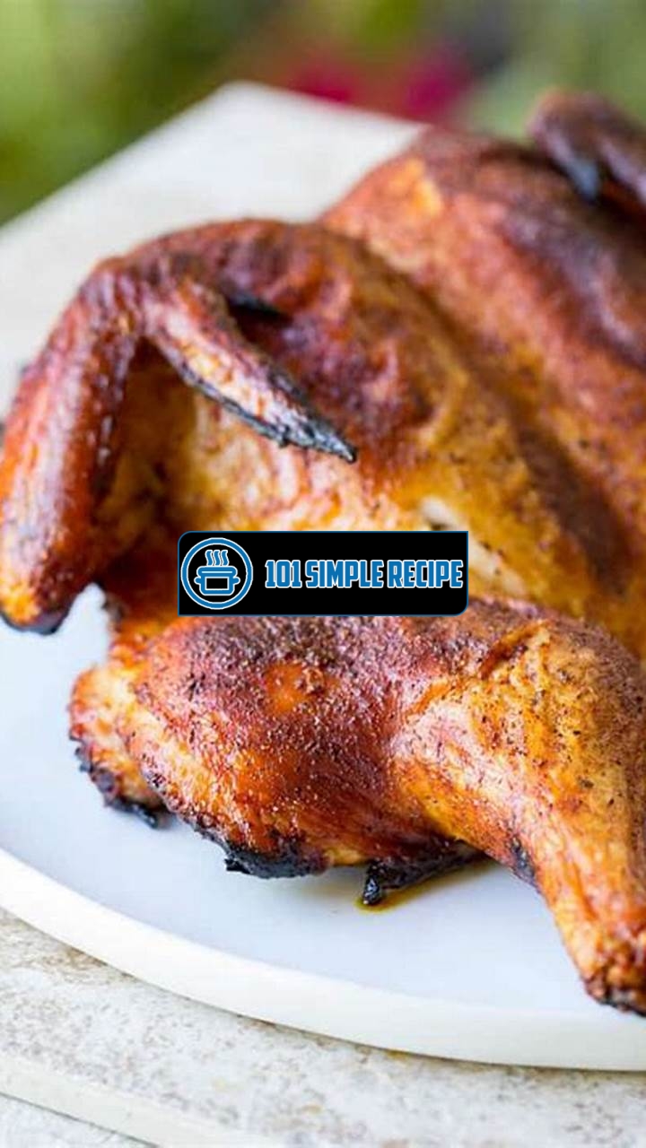 The Best Spatchcock Chicken Recipe for Pellet Grill | 101 Simple Recipe