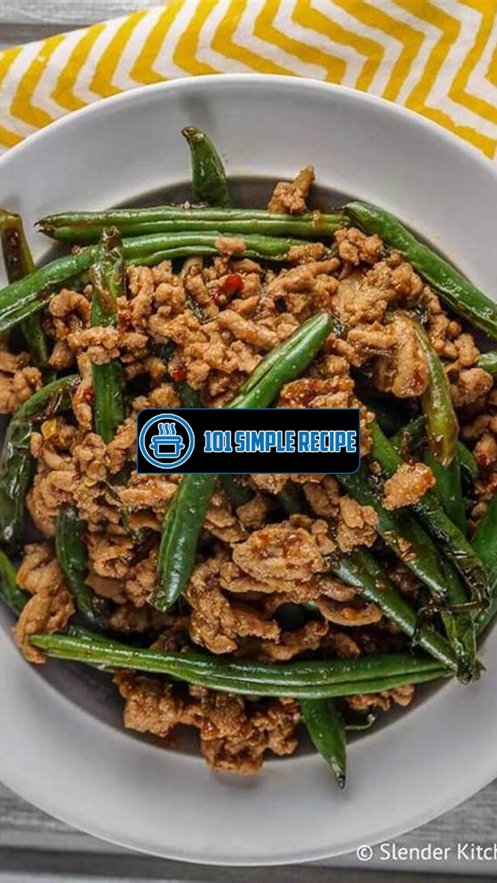 Spice Up Your Meal with Ground Turkey and Green Beans | 101 Simple Recipe