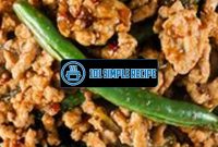 Spicy Ground Turkey Stir Fried With Green Bean | 101 Simple Recipe