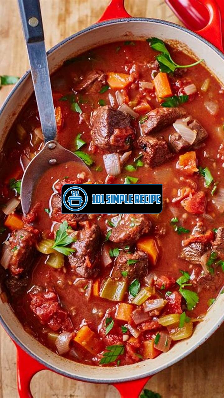Delicious Spicy Lamb Stew Recipe For Flavorful Meals | 101 Simple Recipe