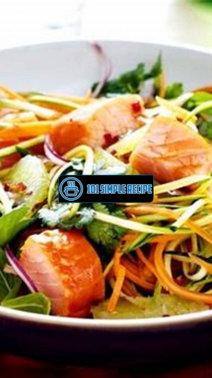 Delicious and Spicy Salmon Salad Recipe from Japan | 101 Simple Recipe