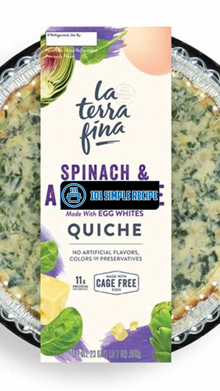 Delicious Spinach and Artichoke Quiche at Costco | 101 Simple Recipe
