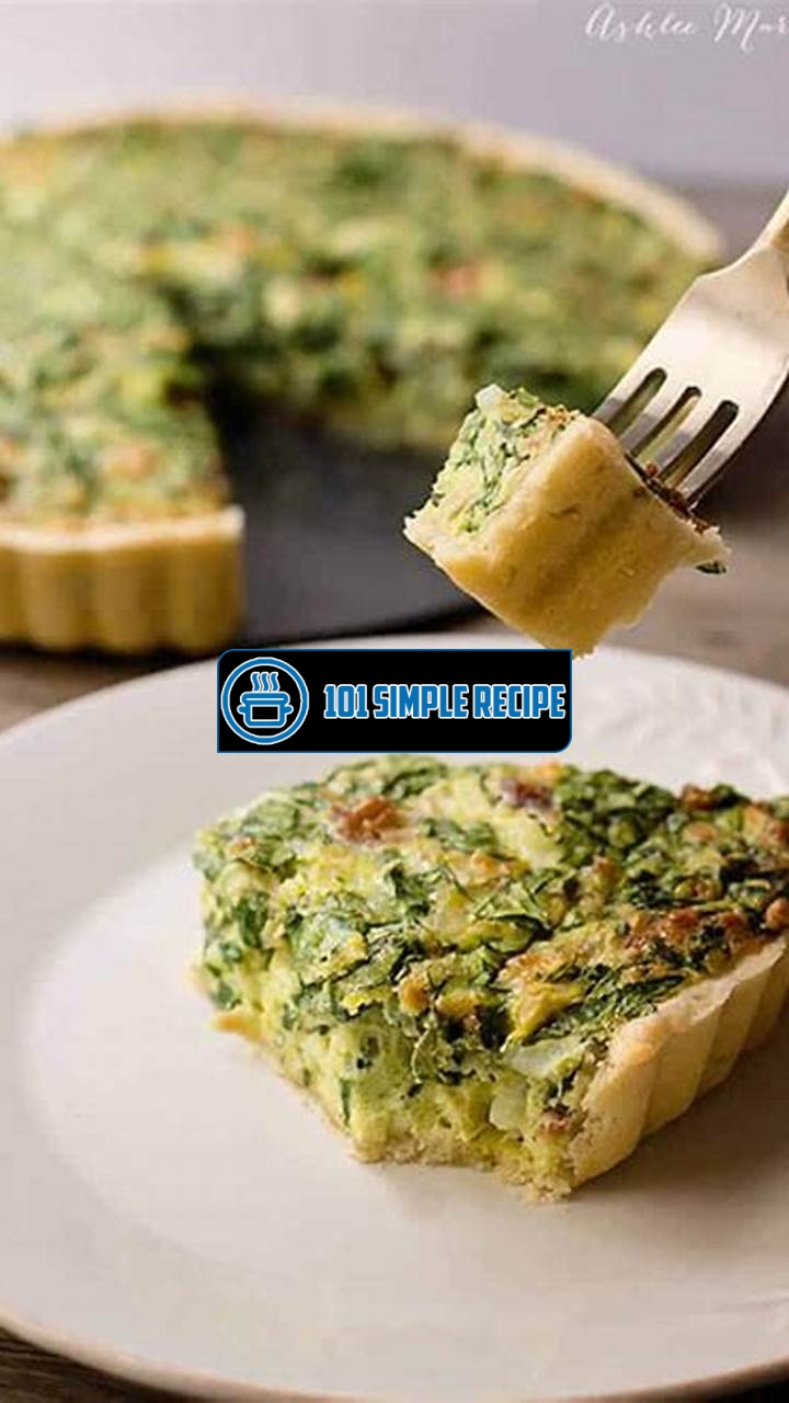 Delicious Spinach and Artichoke Quiche Recipe | 101 Simple Recipe