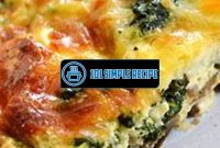 Delicious Spinach Mushroom and Feta Quiche Recipe | 101 Simple Recipe