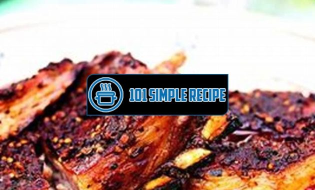Irresistibly Flavorful Sticky Mustard Lamb Ribs | 101 Simple Recipe