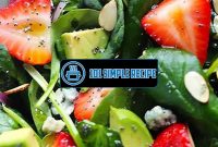 Strawberry Avocado Spinach Salad With Poppyseed Dressing | 101 Simple Recipe