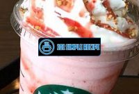 Indulge in the Deliciousness of a Strawberry Cheesecake Starbucks Drink | 101 Simple Recipe