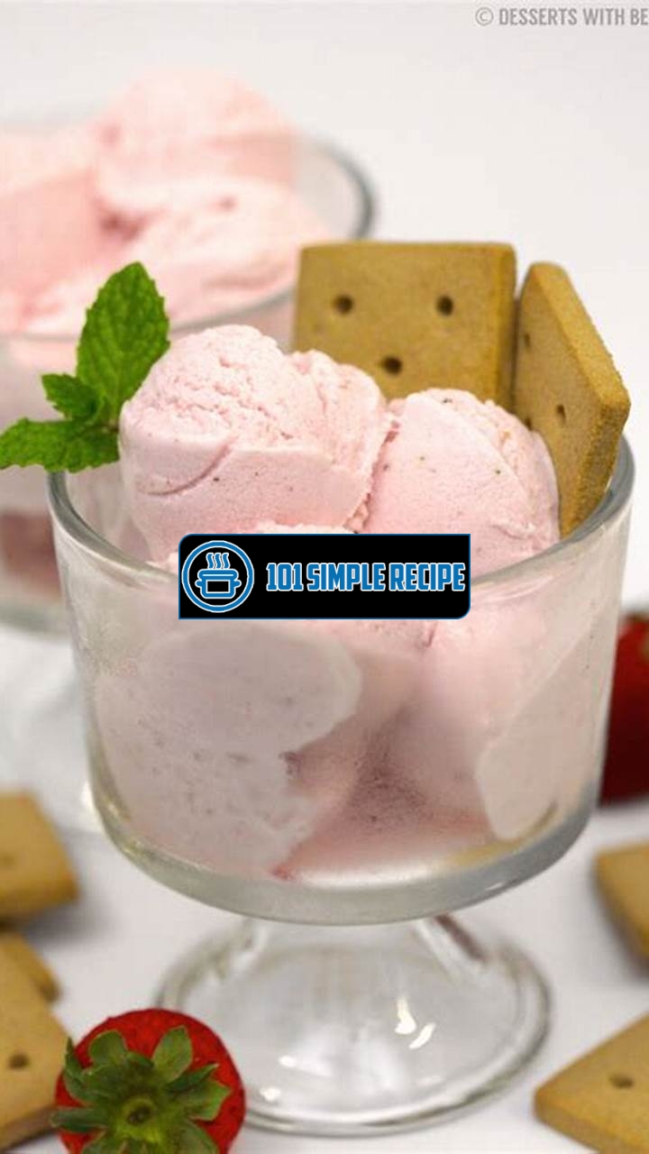 Indulge in the Guilt-Free Delight of Strawberry Ice Cream | 101 Simple Recipe
