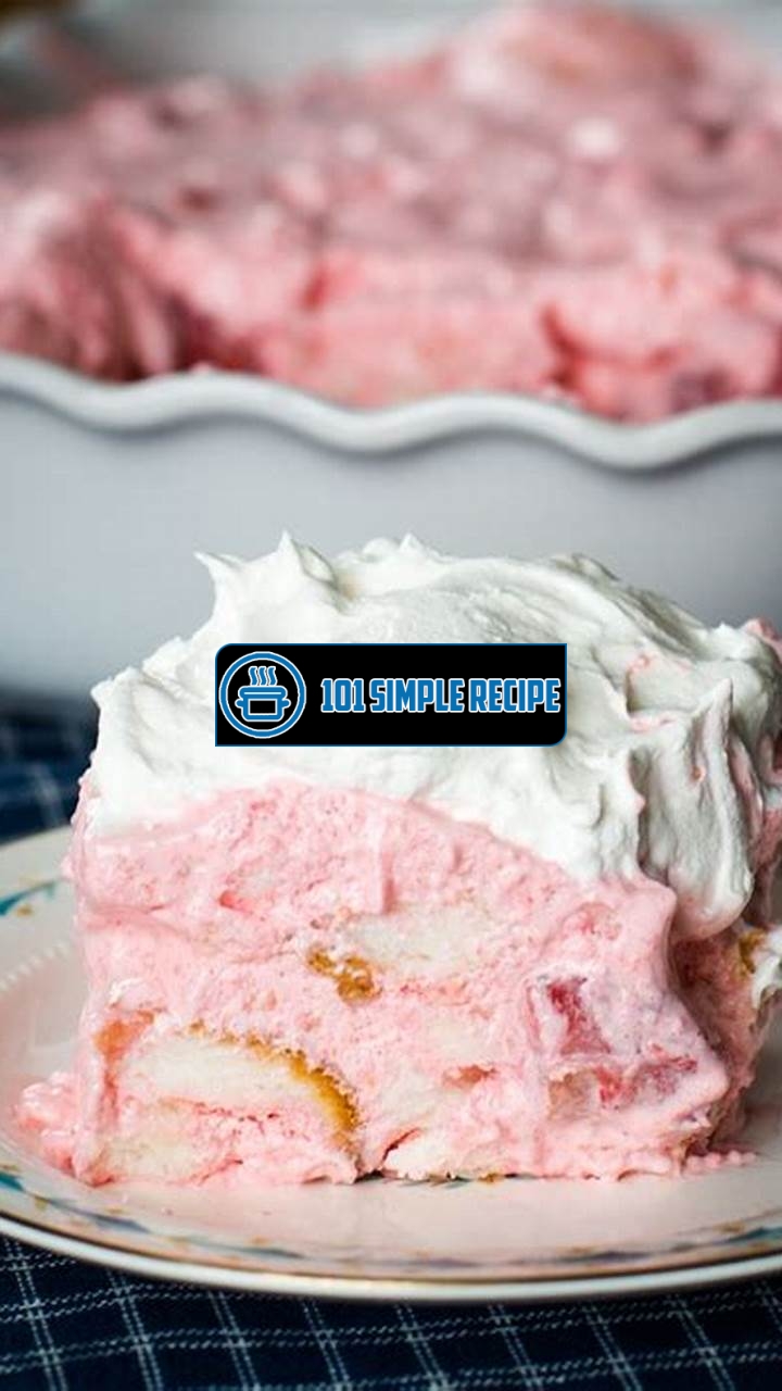 A Mouthwatering Recipe: Strawberry Jello Angel Food Cake Cool Whip Dessert | 101 Simple Recipe