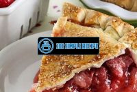 Delicious Strawberry Rhubarb Pie Recipe with Tapioca | 101 Simple Recipe
