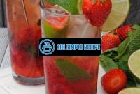 Delicious Strawberry Virgin Mojito Recipe for Refreshing Summer Cocktails | 101 Simple Recipe