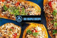 Stuffed Delicata Squash With Pancetta And Goat Cheese | 101 Simple Recipe