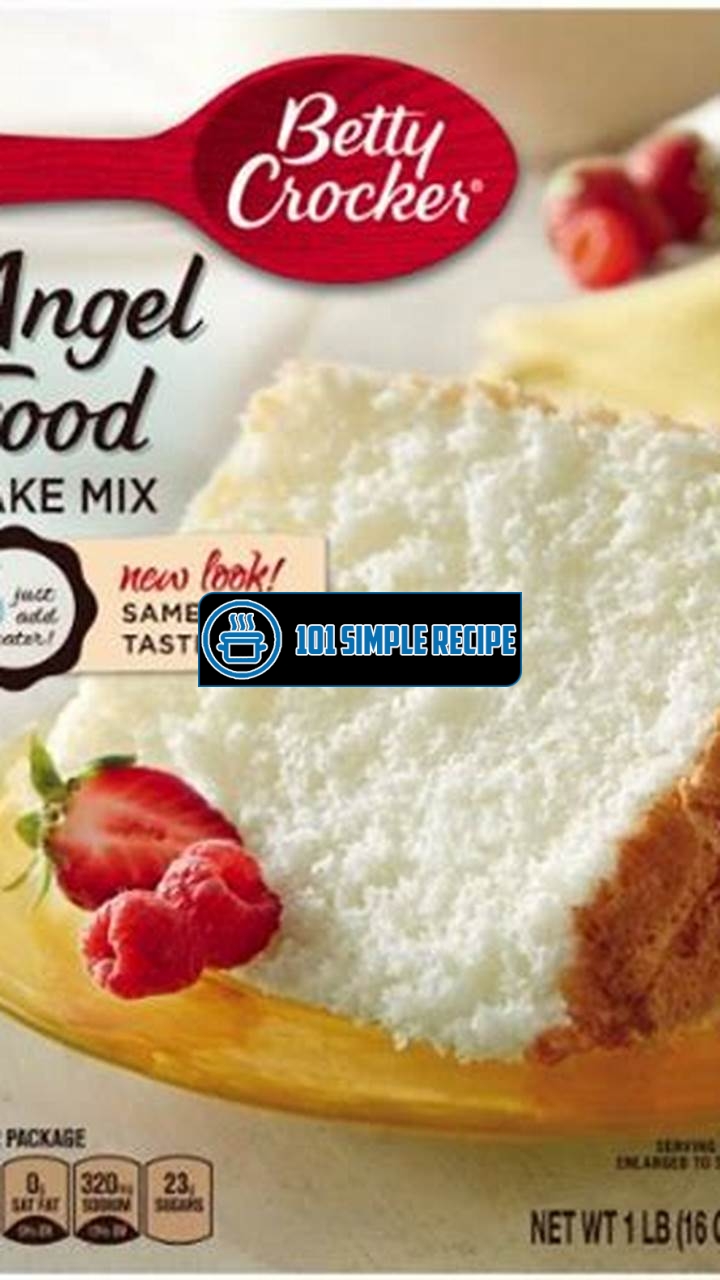 Discover the Perfect Sugar-Free Angel Cake Mix for Heavenly Delights | 101 Simple Recipe