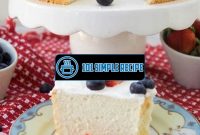 Indulge in Delight with this Sugar-Free Angel Food Cake Recipe | 101 Simple Recipe