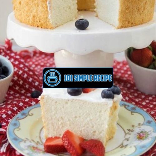 Indulge in Delight with this Sugar-Free Angel Food Cake Recipe | 101 Simple Recipe