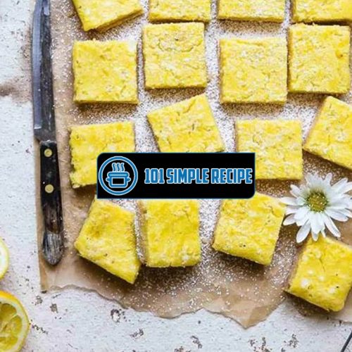 Discover the Delight of Sugar-Free Lemon Squares | 101 Simple Recipe