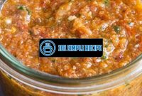 Delicious UK Sun Dried Tomato Pesto Recipe | 101 Simple Recipe