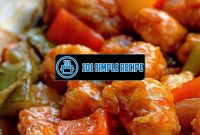 Unleash Your Taste Buds with a Delectable Sweet and Sour Recipe | 101 Simple Recipe