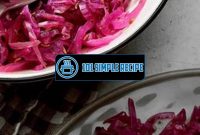 A Delicious Twist on Classic Cabbage: Sweet and Sour Red Cabbage | 101 Simple Recipe