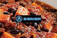 Delicious Sweet Potato and Black Bean Chili | 101 Simple Recipe