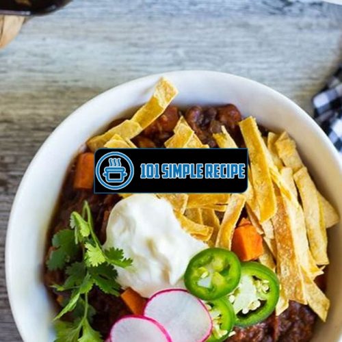 Sweet Potato And Black Bean Chili Eating Well | 101 Simple Recipe