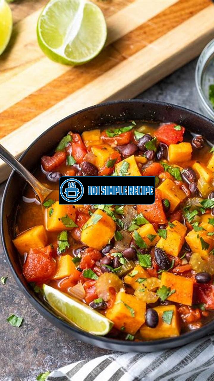Sweet Potato and Black Bean Chili Sunset Magazine | 101 Simple Recipe